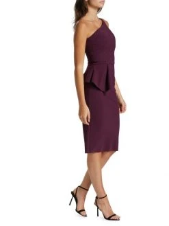 Chiara Boni La Petite Robe Zulema One-Shoulder Peplum Dress 12 Chiara Boni La Petite Robe Zulema One-Shoulder Peplum Dress -CHIARA BONI LA PETITE ROBE Sales unnamed file 340