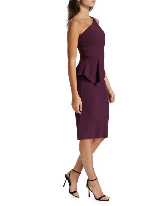 Chiara Boni La Petite Robe Zulema One-Shoulder Peplum Dress 6 Chiara Boni La Petite Robe Zulema One-Shoulder Peplum Dress - Image 4