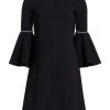 Chiara Boni La Petite Robe Natalia Piped Bell-Sleeve Dress 2 Chiara Boni La Petite Robe Natalia Piped Bell-Sleeve Dress -CHIARA BONI LA PETITE ROBE Sales unnamed file 344