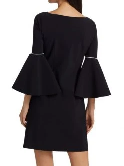 Chiara Boni La Petite Robe Natalia Piped Bell-Sleeve Dress 13 Chiara Boni La Petite Robe Natalia Piped Bell-Sleeve Dress -CHIARA BONI LA PETITE ROBE Sales unnamed file 348