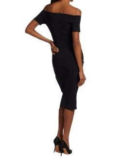 Chiara Boni La Petite Robe Silveria Draped Off-The-Shoulder Dress 6 Chiara Boni La Petite Robe Silveria Draped Off-The-Shoulder Dress -CHIARA BONI LA PETITE ROBE Sales unnamed file 379