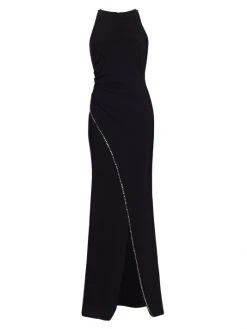 Chiara Boni La Petite Robe Liwen Embellished-Trim Gown