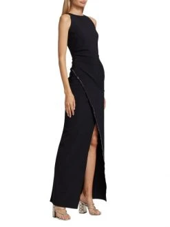 Chiara Boni La Petite Robe Liwen Embellished-Trim Gown -CHIARA BONI LA PETITE ROBE Sales unnamed file 385
