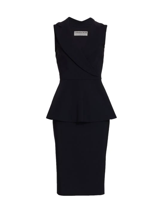 Chiara Boni La Petite Robe Dominietta Peplum Bodycon Dress 3 Chiara Boni La Petite Robe Dominietta Peplum Bodycon Dress