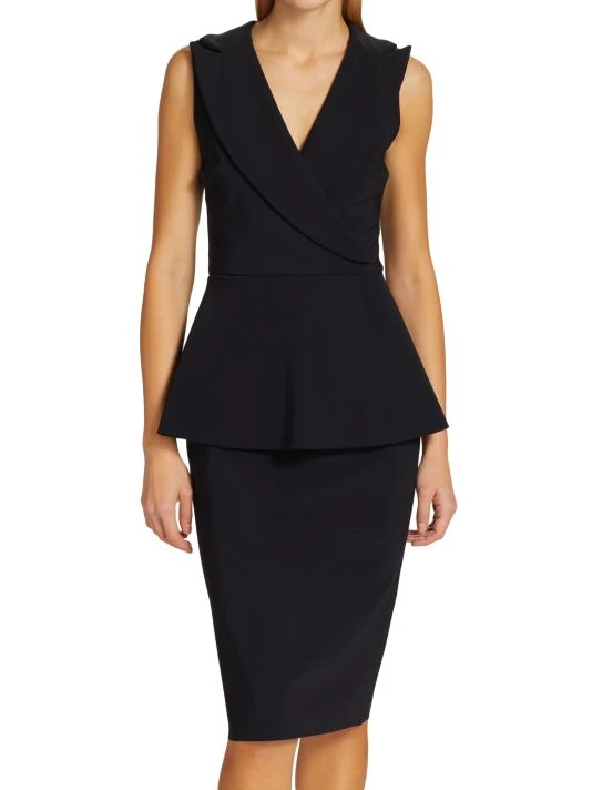 Chiara Boni La Petite Robe Dominietta Peplum Bodycon Dress 5 Chiara Boni La Petite Robe Dominietta Peplum Bodycon Dress - Image 3