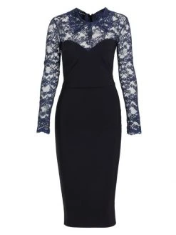Chiara Boni La Petite Robe Lace Body-Con Cocktail Dress