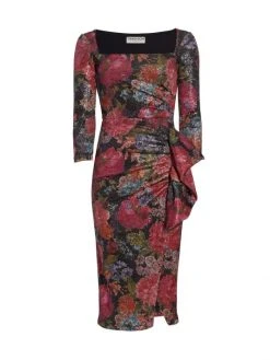 Chiara Boni La Petite Robe Cesarima Floral Sequined Cocktail Dress