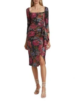 Chiara Boni La Petite Robe Cesarima Floral Sequined Cocktail Dress -CHIARA BONI LA PETITE ROBE Sales unnamed file 450