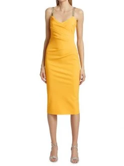 Chiara Boni La Petite Robe Shamy Embellished-Strap Midi-Dress 11 Chiara Boni La Petite Robe Shamy Embellished-Strap Midi-Dress -CHIARA BONI LA PETITE ROBE Sales unnamed file 457