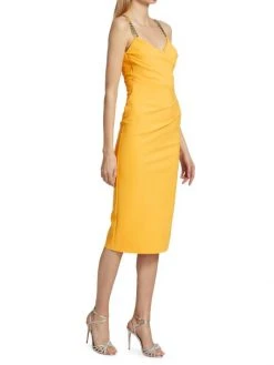 Chiara Boni La Petite Robe Shamy Embellished-Strap Midi-Dress 12 Chiara Boni La Petite Robe Shamy Embellished-Strap Midi-Dress -CHIARA BONI LA PETITE ROBE Sales unnamed file 458