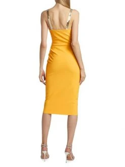 Chiara Boni La Petite Robe Shamy Embellished-Strap Midi-Dress 13 Chiara Boni La Petite Robe Shamy Embellished-Strap Midi-Dress -CHIARA BONI LA PETITE ROBE Sales unnamed file 459