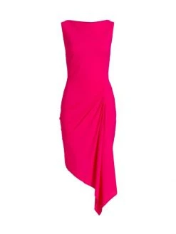 Chiara Boni La Petite Robe Draped Asymmetric Minidress
