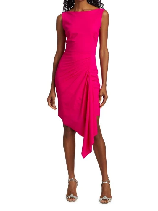 Chiara Boni La Petite Robe Draped Asymmetric Minidress 5 Chiara Boni La Petite Robe Draped Asymmetric Minidress - Image 3