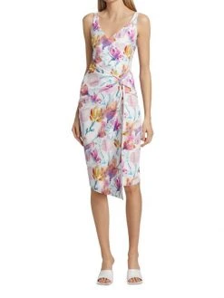 Chiara Boni La Petite Robe Floral Knotted Waist Dress 11 Chiara Boni La Petite Robe Floral Knotted Waist Dress -CHIARA BONI LA PETITE ROBE Sales unnamed file 525