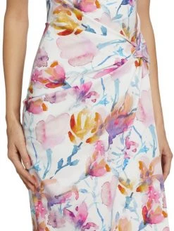 Chiara Boni La Petite Robe Floral Knotted Waist Dress 14 Chiara Boni La Petite Robe Floral Knotted Waist Dress -CHIARA BONI LA PETITE ROBE Sales unnamed file 528
