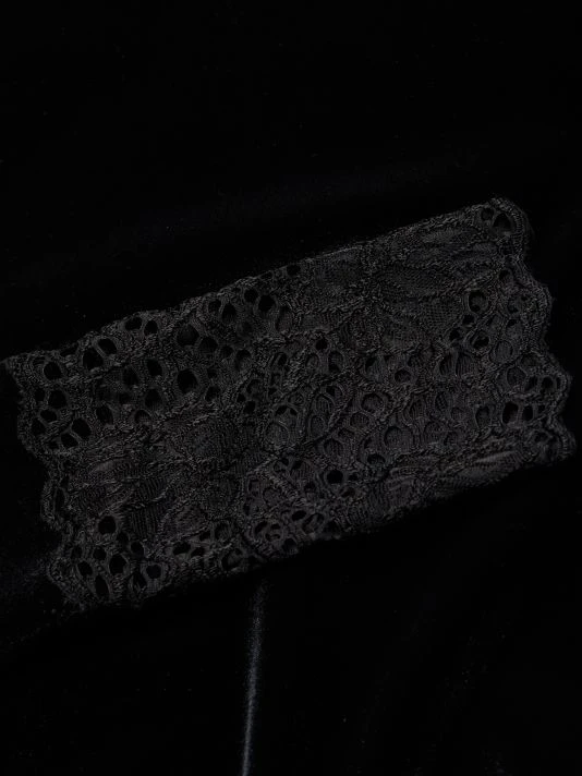 Chiara Boni La Petite Robe Nadette Velvet & Lace Bodyon Dress 9 Chiara Boni La Petite Robe Nadette Velvet & Lace Bodyon Dress - Image 7