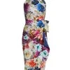 Chiara Boni La Petite Robe Draped Painterly Floral Dress -CHIARA BONI LA PETITE ROBE Sales unnamed file 544