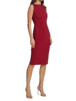 Chiara Boni La Petite Robe Gathered Midi Sheath Dress -CHIARA BONI LA PETITE ROBE Sales unnamed file 554