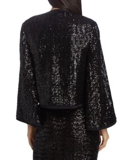 Chiara Boni La Petite Robe Gema Paillette-Embellished Jacket -CHIARA BONI LA PETITE ROBE Sales unnamed file 583