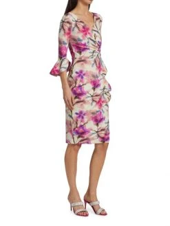 Chiara Boni La Petite Robe Triana Painterly Floral Wrap Dress 12 Chiara Boni La Petite Robe Triana Painterly Floral Wrap Dress -CHIARA BONI LA PETITE ROBE Sales unnamed file 607
