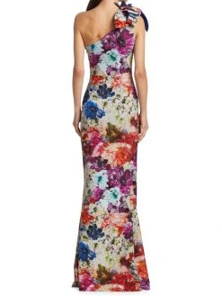 Chiara Boni La Petite Robe Painterly Floral One-Shoulder Gown 13 Chiara Boni La Petite Robe Painterly Floral One-Shoulder Gown -CHIARA BONI LA PETITE ROBE Sales unnamed file 615