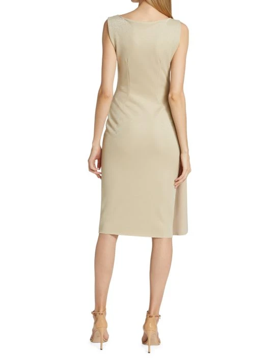 Chiara Boni La Petite Robe Aliki Draped Sheath Dress 7 Chiara Boni La Petite Robe Aliki Draped Sheath Dress - Image 5