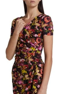 Chiara Boni La Petite Robe Charisse Floral Cocktail Dress 14 Chiara Boni La Petite Robe Charisse Floral Cocktail Dress -CHIARA BONI LA PETITE ROBE Sales unnamed file 644
