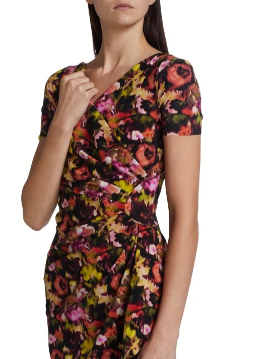 Chiara Boni La Petite Robe Charisse Floral Cocktail Dress 8 Chiara Boni La Petite Robe Charisse Floral Cocktail Dress - Image 6