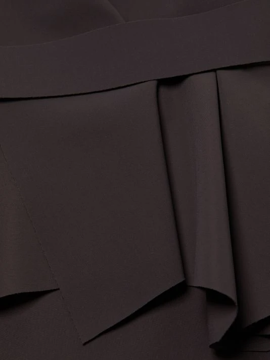 Chiara Boni La Petite Robe Leticia Mixed-Media Peplum-Waist Dress 9 Chiara Boni La Petite Robe Leticia Mixed-Media Peplum-Waist Dress - Image 7