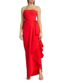 Chiara Boni La Petite Robe Nyaveth Long Column Dress White -CHIARA BONI LA PETITE ROBE Sales unnamed file 66