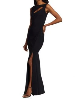 Chiara Boni La Petite Robe Karida Cut-Out Sleeveless Gown -CHIARA BONI LA PETITE ROBE Sales unnamed file 676