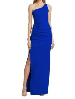 Chiara Boni La Petite Robe Lianette One-Shoulder Embellished Gown -CHIARA BONI LA PETITE ROBE Sales unnamed file 684