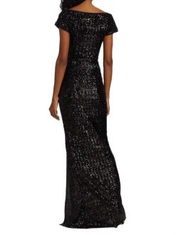 Chiara Boni La Petite Robe Suyai Sequin Cap Sleeve Gown -CHIARA BONI LA PETITE ROBE Sales unnamed file 693