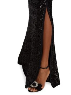 Chiara Boni La Petite Robe Suyai Sequin Cap Sleeve Gown -CHIARA BONI LA PETITE ROBE Sales unnamed file 694
