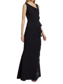 Chiara Boni La Petite Robe Cibeless Embellished Asymmetric-Neckline Gown<br> -CHIARA BONI LA PETITE ROBE Sales unnamed file 699