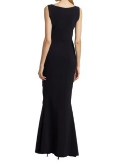 Chiara Boni La Petite Robe Cibeless Embellished Asymmetric-Neckline Gown<br> -CHIARA BONI LA PETITE ROBE Sales unnamed file 700