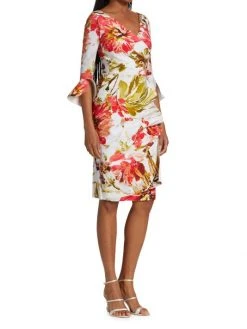 Chiara Boni La Petite Robe Triana Gathered Floral Midi Dress 12 Chiara Boni La Petite Robe Triana Gathered Floral Midi Dress -CHIARA BONI LA PETITE ROBE Sales unnamed file 720