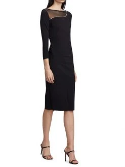 Chiara Boni La Petite Robe Libia Illusion Bodycon Midi Dress 10 Chiara Boni La Petite Robe Libia Illusion Bodycon Midi Dress -CHIARA BONI LA PETITE ROBE Sales unnamed file 725