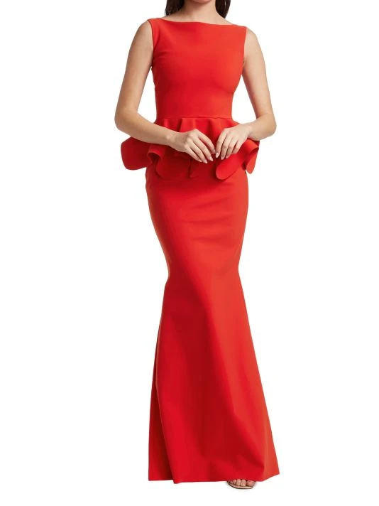 Chiara Boni La Petite Robe Eden Ruffle Waist Gown 4 Chiara Boni La Petite Robe Eden Ruffle Waist Gown - Image 2