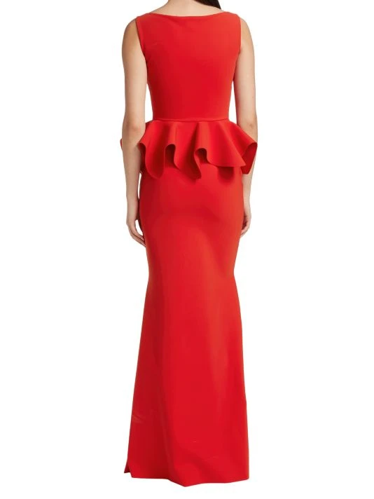 Chiara Boni La Petite Robe Eden Ruffle Waist Gown 7 Chiara Boni La Petite Robe Eden Ruffle Waist Gown - Image 5