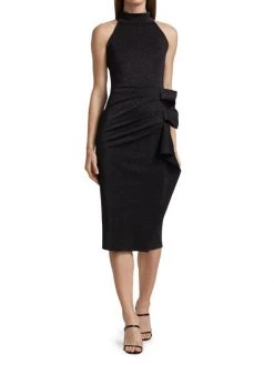Chiara Boni La Petite Robe Shimmer Halterneck Sheath Dress -CHIARA BONI LA PETITE ROBE Sales unnamed file 740