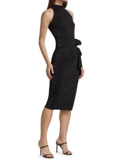 Chiara Boni La Petite Robe Shimmer Halterneck Sheath Dress -CHIARA BONI LA PETITE ROBE Sales unnamed file 741