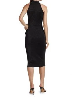 Chiara Boni La Petite Robe Shimmer Halterneck Sheath Dress -CHIARA BONI LA PETITE ROBE Sales unnamed file 742