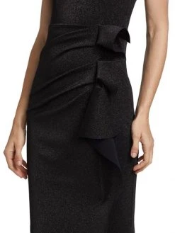 Chiara Boni La Petite Robe Shimmer Halterneck Sheath Dress -CHIARA BONI LA PETITE ROBE Sales unnamed file 743