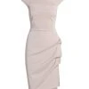 Chiara Boni La Petite Robe Melania Sugar Metallic Sheath Dress Nude 2 Chiara Boni La Petite Robe Melania Sugar Metallic Sheath Dress Nude -CHIARA BONI LA PETITE ROBE Sales unnamed file 779
