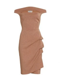 Chiara Boni La Petite Robe Melania Sugar Metallic Sheath Dress Nude 4 Chiara Boni La Petite Robe Melania Sugar Metallic Sheath Dress Nude -CHIARA BONI LA PETITE ROBE Sales unnamed file 781