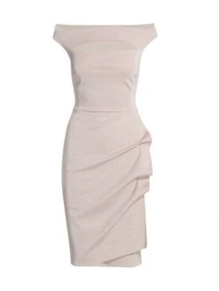 Chiara Boni La Petite Robe Melania Sugar Metallic Sheath Dress Nude 5 Chiara Boni La Petite Robe Melania Sugar Metallic Sheath Dress Nude -CHIARA BONI LA PETITE ROBE Sales unnamed file 782