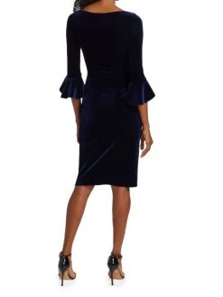 Chiara Boni La Petite Robe Triana Velvet Wrap Dress 13 Chiara Boni La Petite Robe Triana Velvet Wrap Dress -CHIARA BONI LA PETITE ROBE Sales unnamed file 787