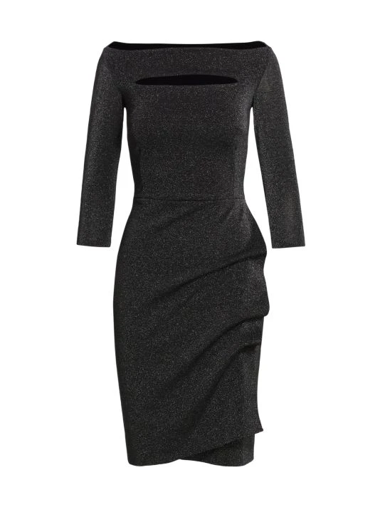 Chiara Boni La Petite Robe Kate Metallic Minidress 3 Chiara Boni La Petite Robe Kate Metallic Minidress