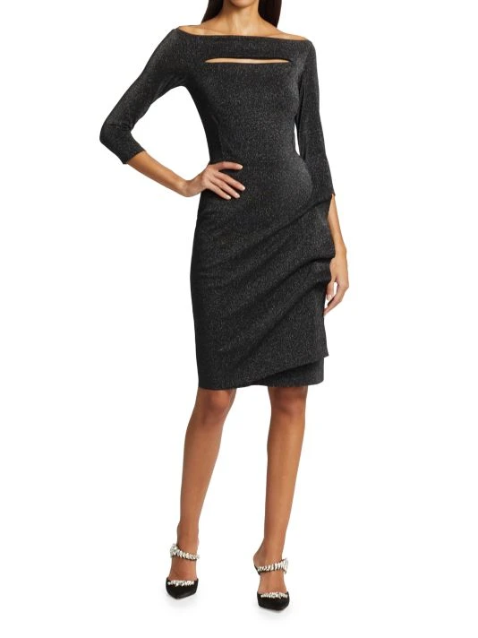 Chiara Boni La Petite Robe Kate Metallic Minidress 4 Chiara Boni La Petite Robe Kate Metallic Minidress - Image 2